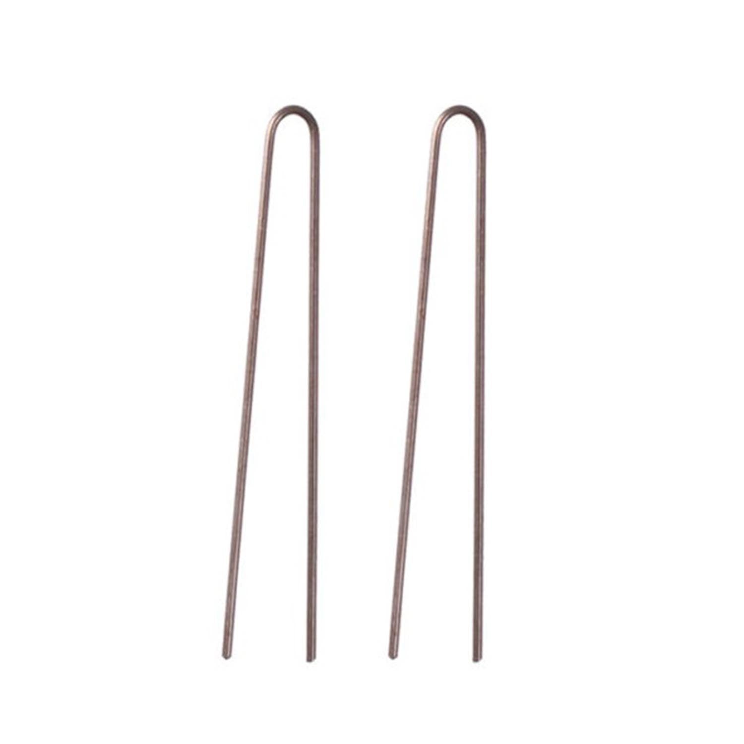 Eurostil Caja Horquillas Negras 60Mm 1Un